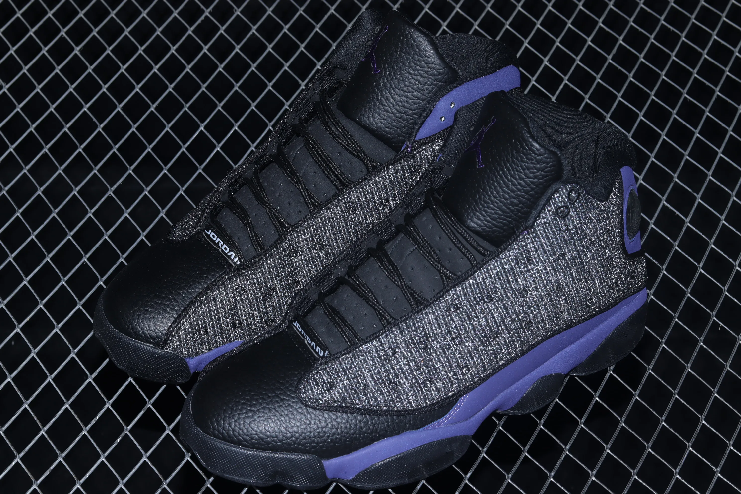 All categories Air Jordan Jordan series basketball shoes Air Jordan 13 G version Air Jordan AJ13 Retro AJ13 Joe 13 black and purple DJ5982-015